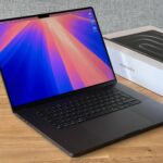Apple 2024 MacBook Pro laptop sleek design front view