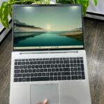 HP EliteBook 865 G9 open display and keyboard