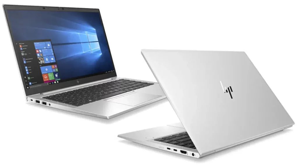 Front and back view of HP ProBook X360 11 G3 EE laptop with HD display